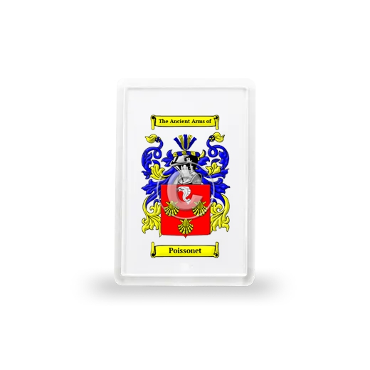 Poissonet Coat of Arms Magnet