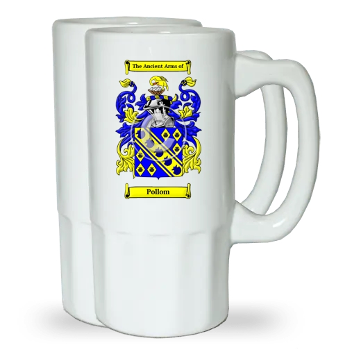 Pollom Pair of Beer Steins