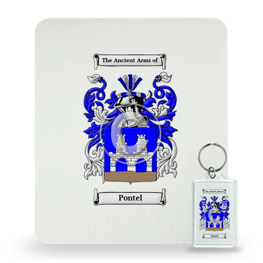 Pontel Mouse Pad and Keychain Combo Package