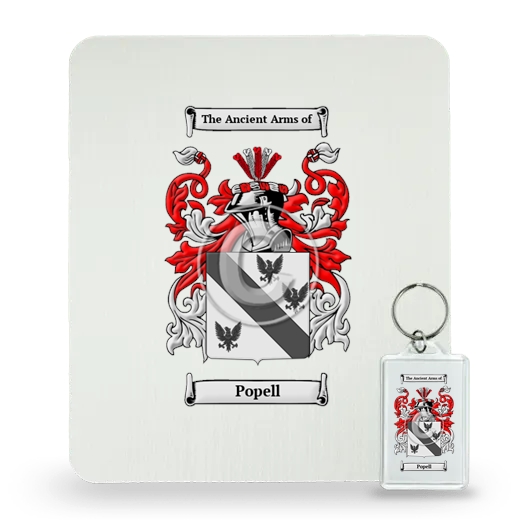 Popell Mouse Pad and Keychain Combo Package