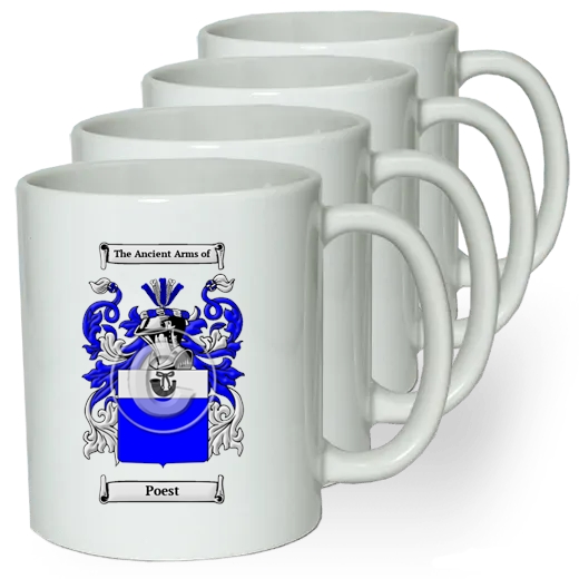 Poest Coffee mugs (set of four)