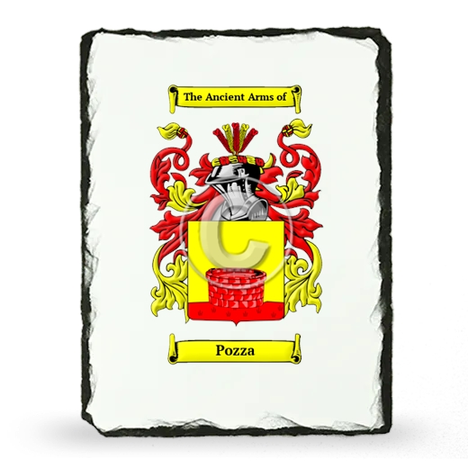 Pozza Coat of Arms Slate