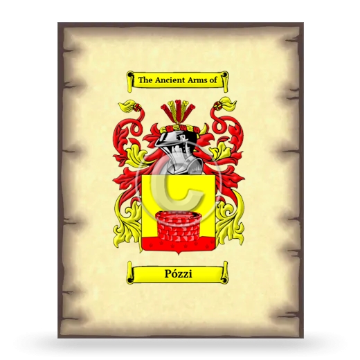 Pózzi Coat of Arms Print