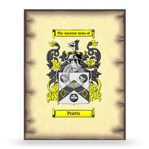 Pratts Coat of Arms Print