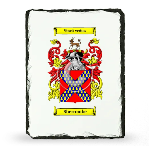 Sherrombe Coat of Arms Slate