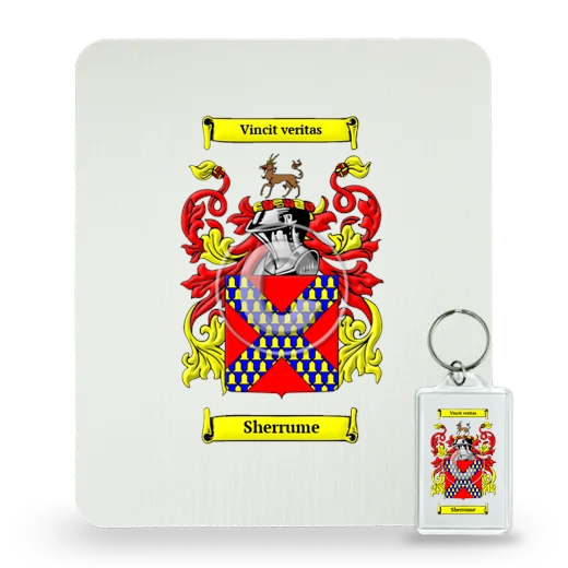 Sherrume Mouse Pad and Keychain Combo Package