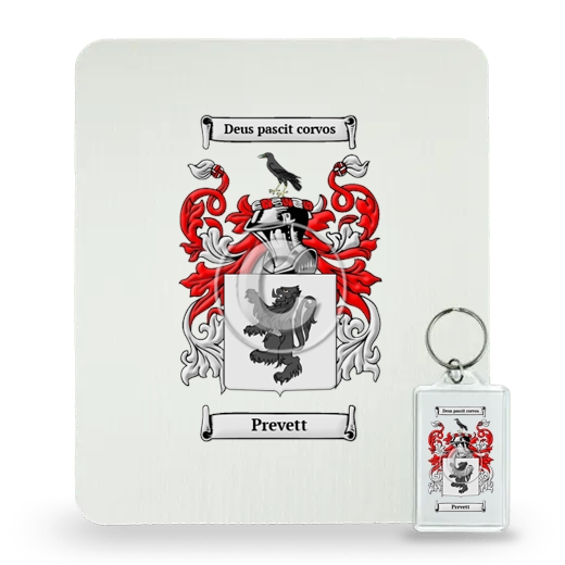 Prevett Mouse Pad and Keychain Combo Package
