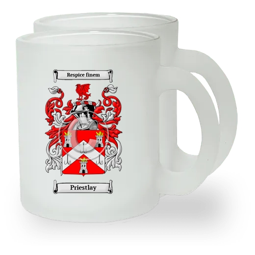Priestlay Pair of Frosted Glass Mugs