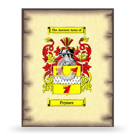 Prymer Coat of Arms Print