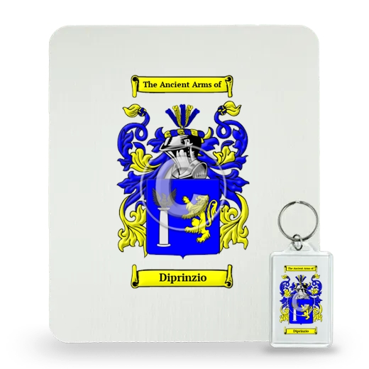 Diprinzio Mouse Pad and Keychain Combo Package