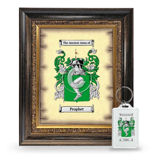 Prophet Framed Coat of Arms and Keychain - Heirloom