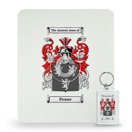 Proose Mouse Pad and Keychain Combo Package