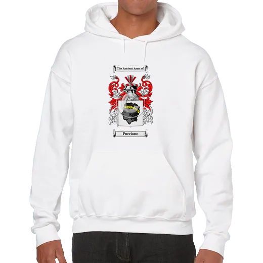 Pucciano Unisex Coat of Arms Hooded Sweatshirt