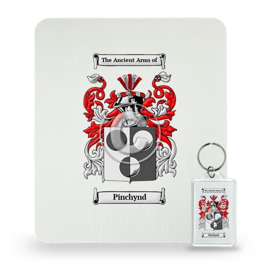 Pinchynd Mouse Pad and Keychain Combo Package