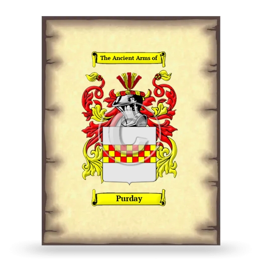 Purday Coat of Arms Print