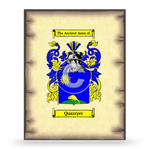 Quarryer Coat of Arms Print