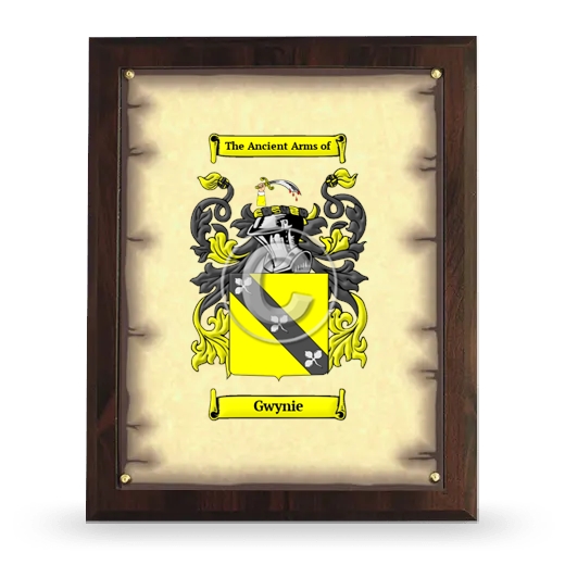 Gwynie Coat of Arms Plaque