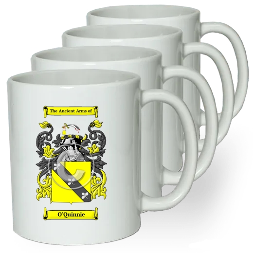 O'Quinnie Coffee mugs (set of four)