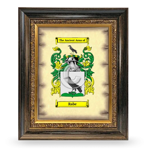 Rabe Coat of Arms Framed - Heirloom