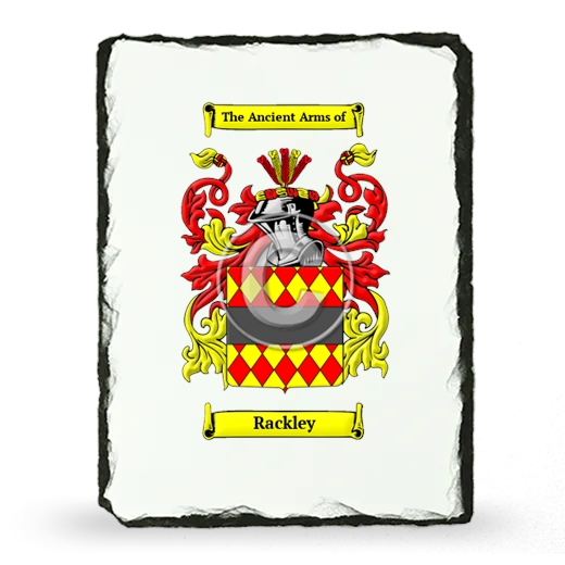 Rackley Coat of Arms Slate