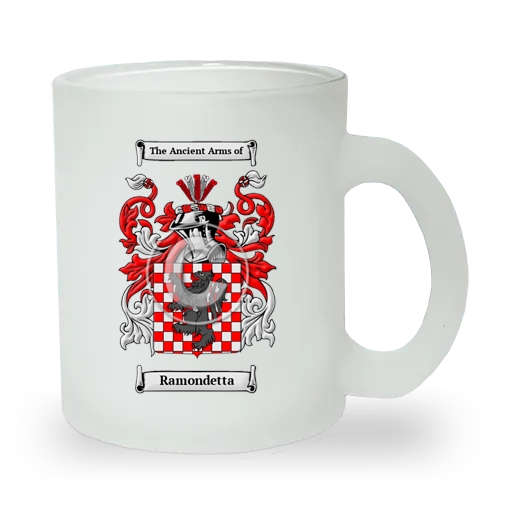 Ramondetta Frosted Glass Mug