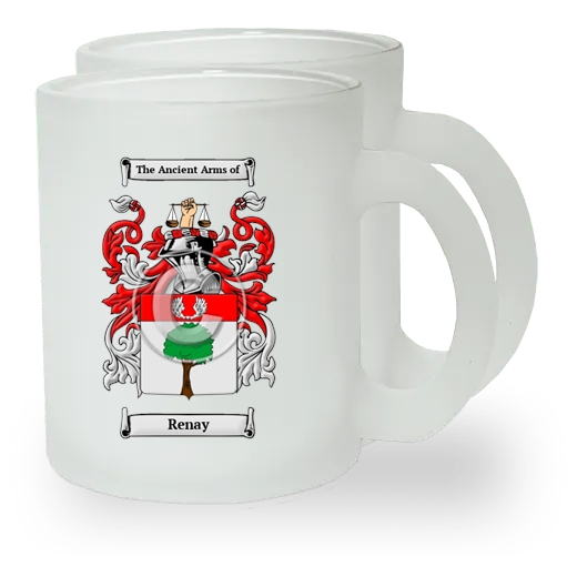 Renay Pair of Frosted Glass Mugs