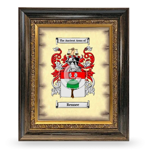 Rennee Coat of Arms Framed - Heirloom