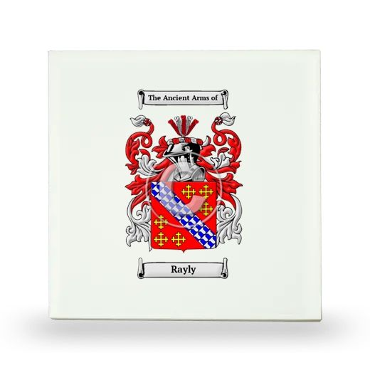Rayly Small Ceramic Tile with Coat of Arms
