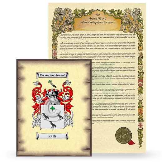 Ralfs Coat of Arms and Surname History Package