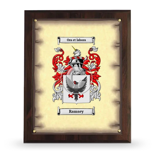 Ramsey Coat of Arms Plaque