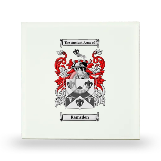 Ramsden Small Ceramic Tile with Coat of Arms