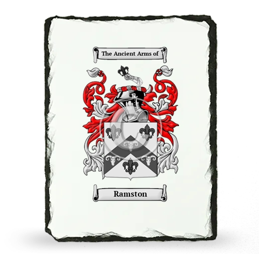 Ramston Coat of Arms Slate