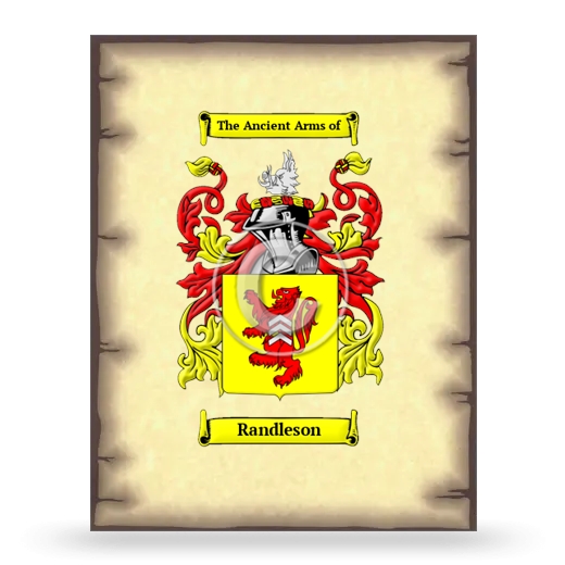 Randleson Coat of Arms Print