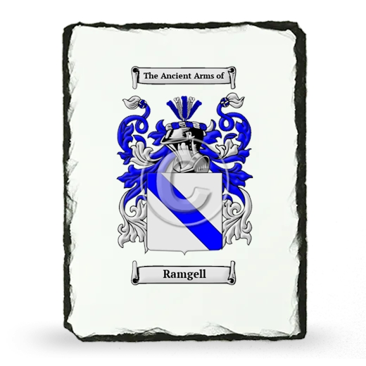 Ramgell Coat of Arms Slate