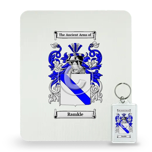 Ramkle Mouse Pad and Keychain Combo Package