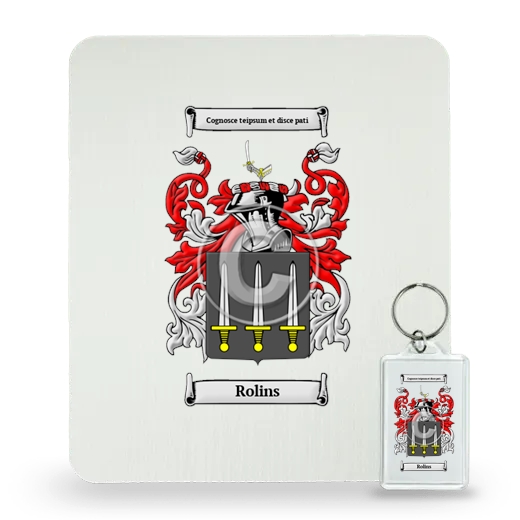 Rolins Mouse Pad and Keychain Combo Package