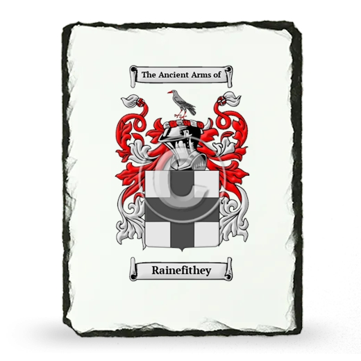 Rainefithey Coat of Arms Slate