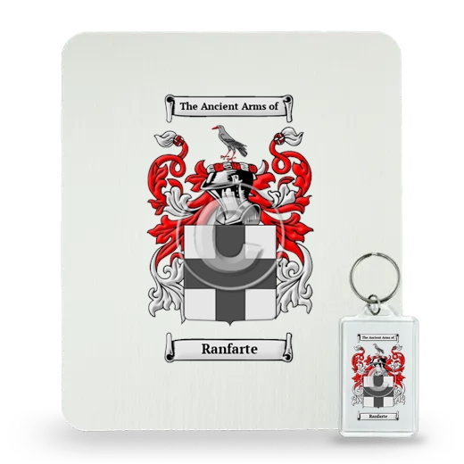 Ranfarte Mouse Pad and Keychain Combo Package