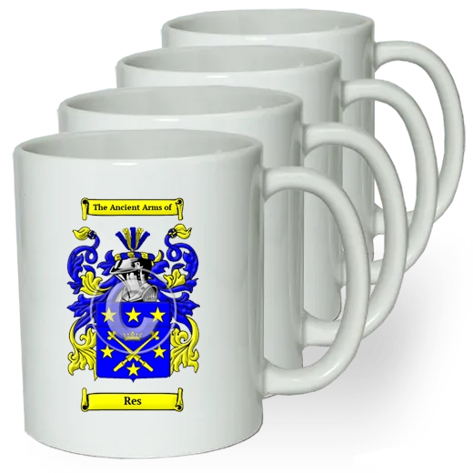 Res Coffee mugs (set of four)
