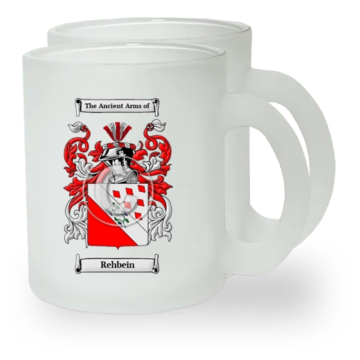 Rehbein Pair of Frosted Glass Mugs