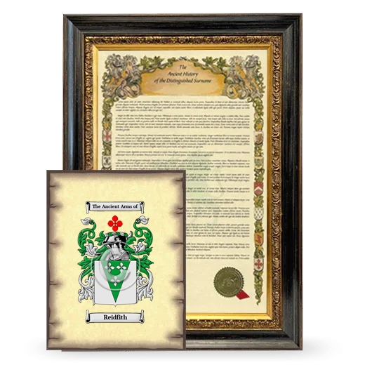 Reidfith Framed History and Coat of Arms Print - Heirloom