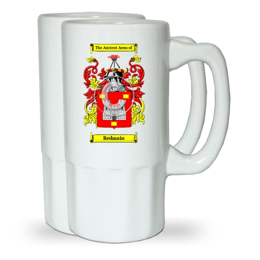 Redmain Pair of Beer Steins