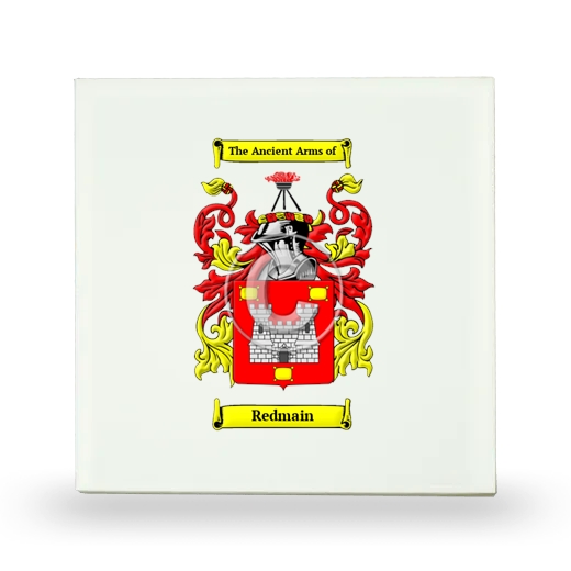 Redmain Small Ceramic Tile with Coat of Arms