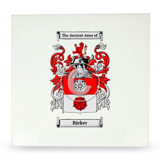 Rieker Large Ceramic Tile with Coat of Arms