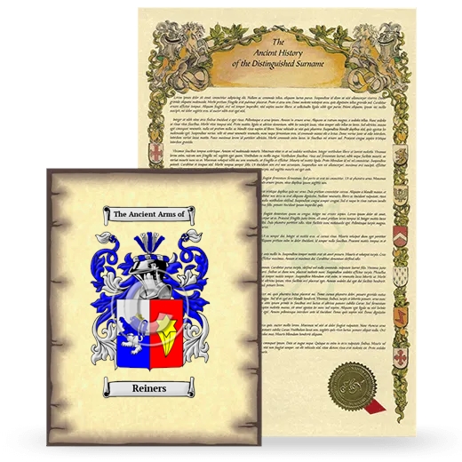Reiners Coat of Arms and Surname History Package