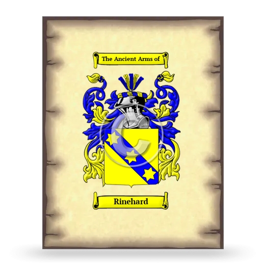 Rinehard Coat of Arms Print