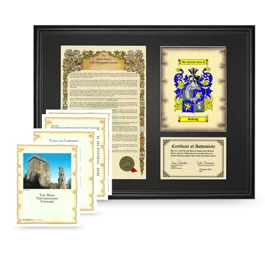 Reissig Framed History And Complete History- Black