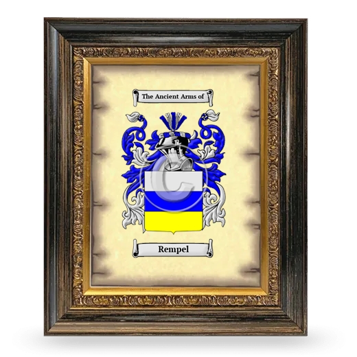 Rempel Coat of Arms Framed - Heirloom