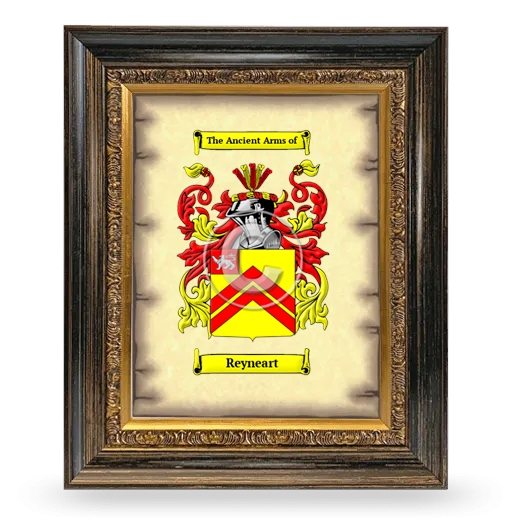 Reyneart Coat of Arms Framed - Heirloom