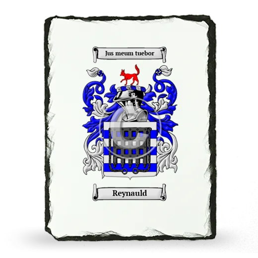 Reynauld Coat of Arms Slate